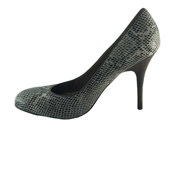 B MARKOWSKY Shoes Snake Print Heels Taupe Size 6 Women's - Picture 8 of 11